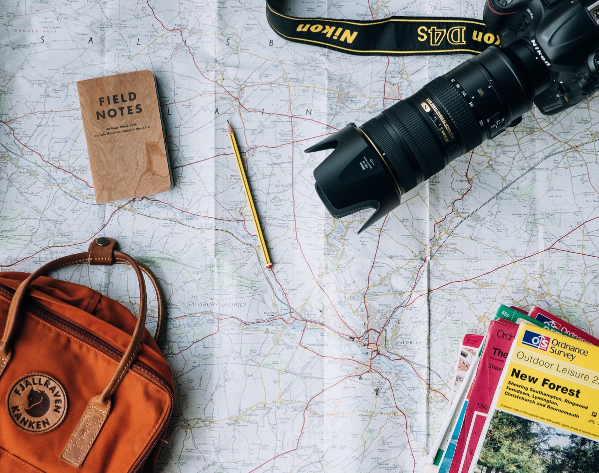Mappa e pianificazione di viaggio