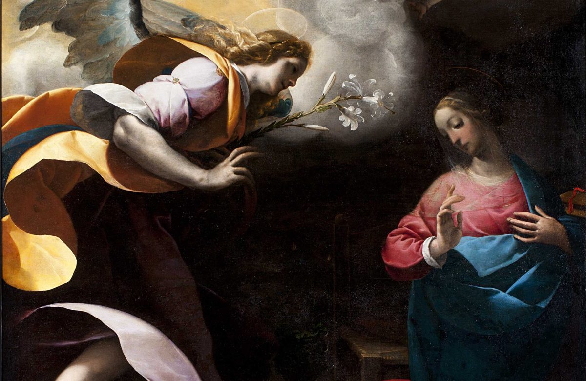 Annunciazione dipinta da Pier Francesco Mazzucchelli detto il Morazzone