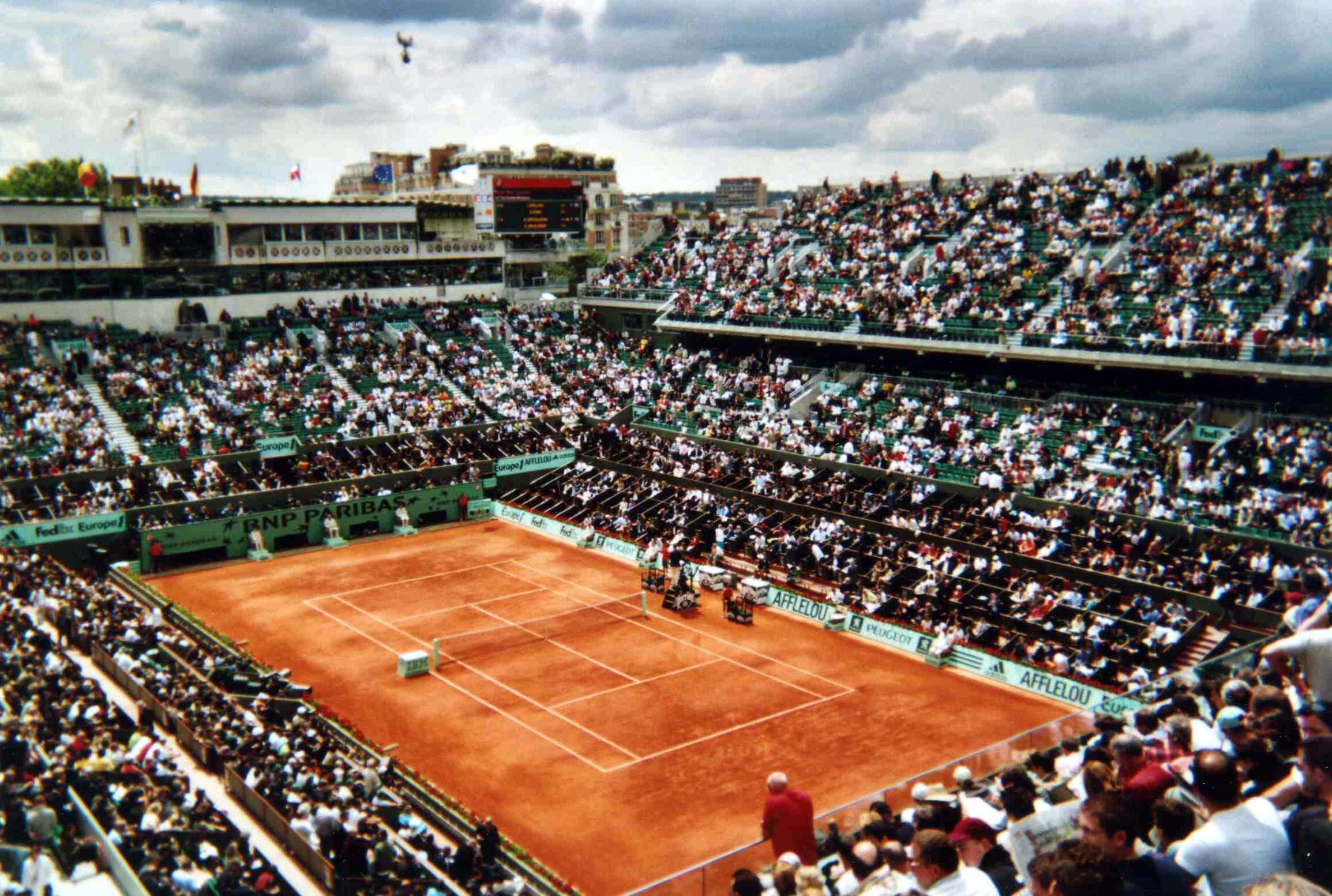 Court centrale Philippe-Chatrier allo Stade Roland-Garros