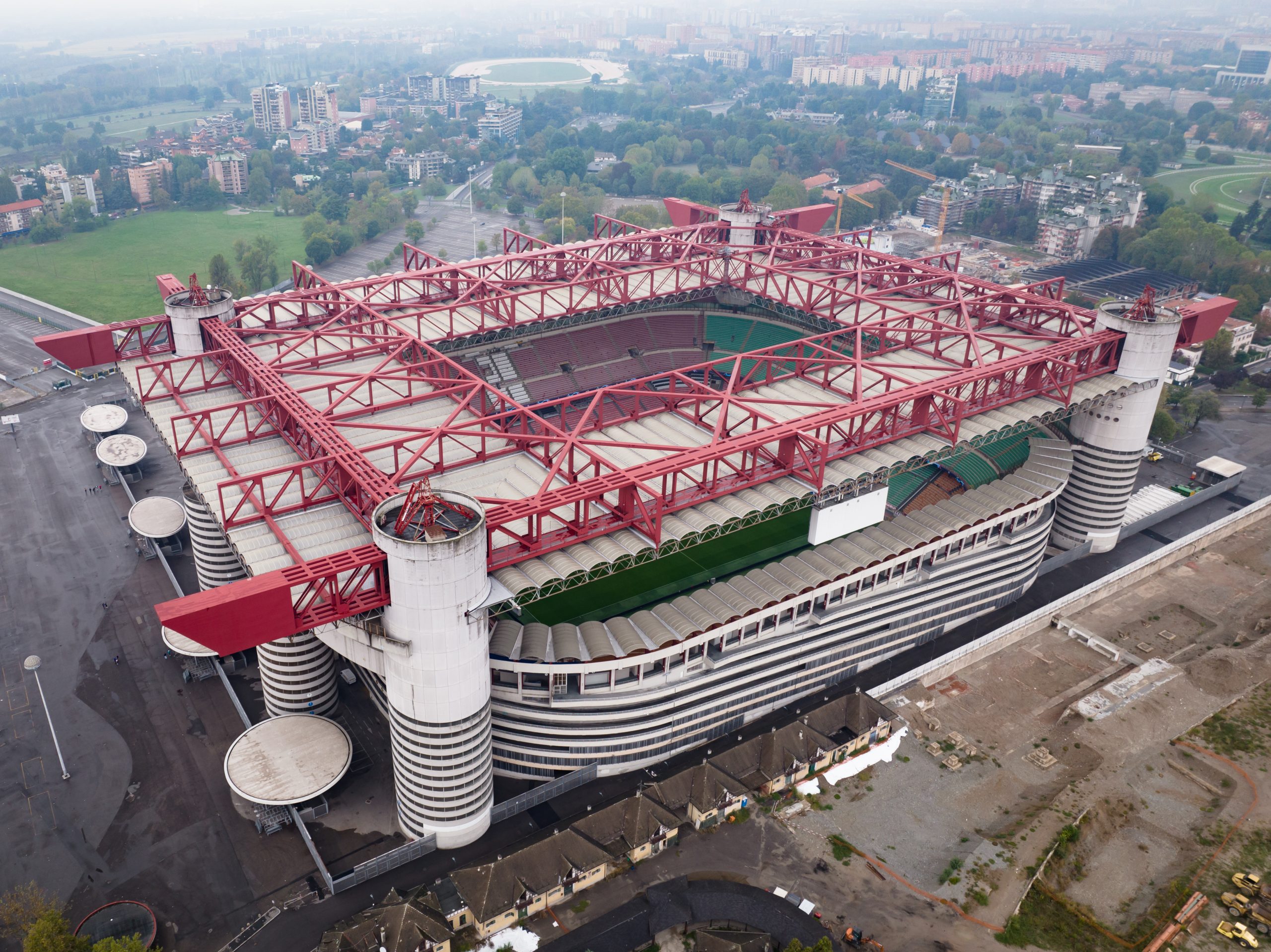 Veduta dello Stadio San Siro a Milano