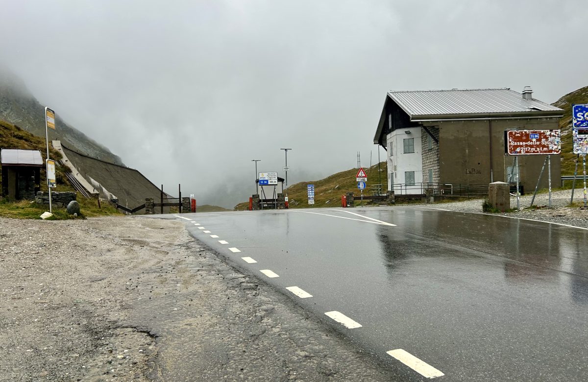 Passo dello Spluga sulla Strada Statale 36