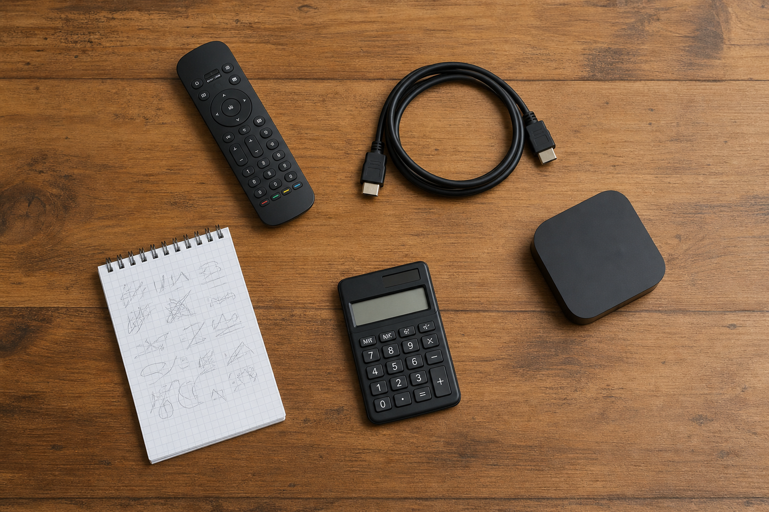 Telecomando cavo e appunti per capire il voucher decoder