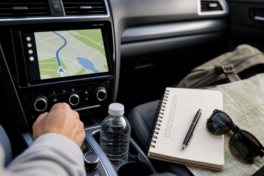 Console auto e appunti di viaggio, immagine illustrativa generica