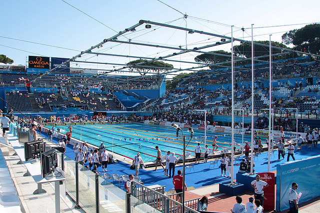 Piscina dello Stadio del Nuoto al Foro Italico di Roma
