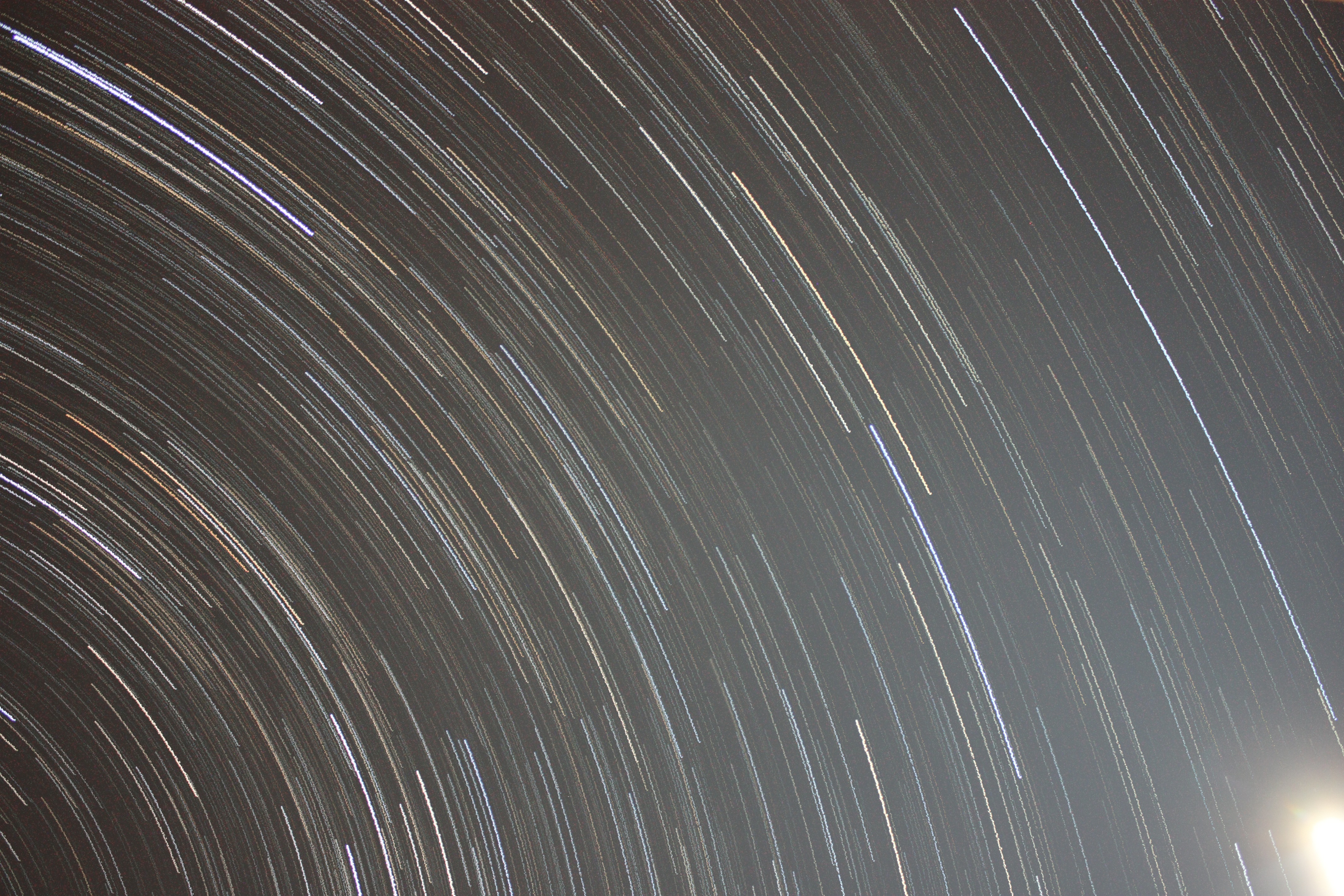 Immagine composita dello sciame meteorico delle Perseidi
