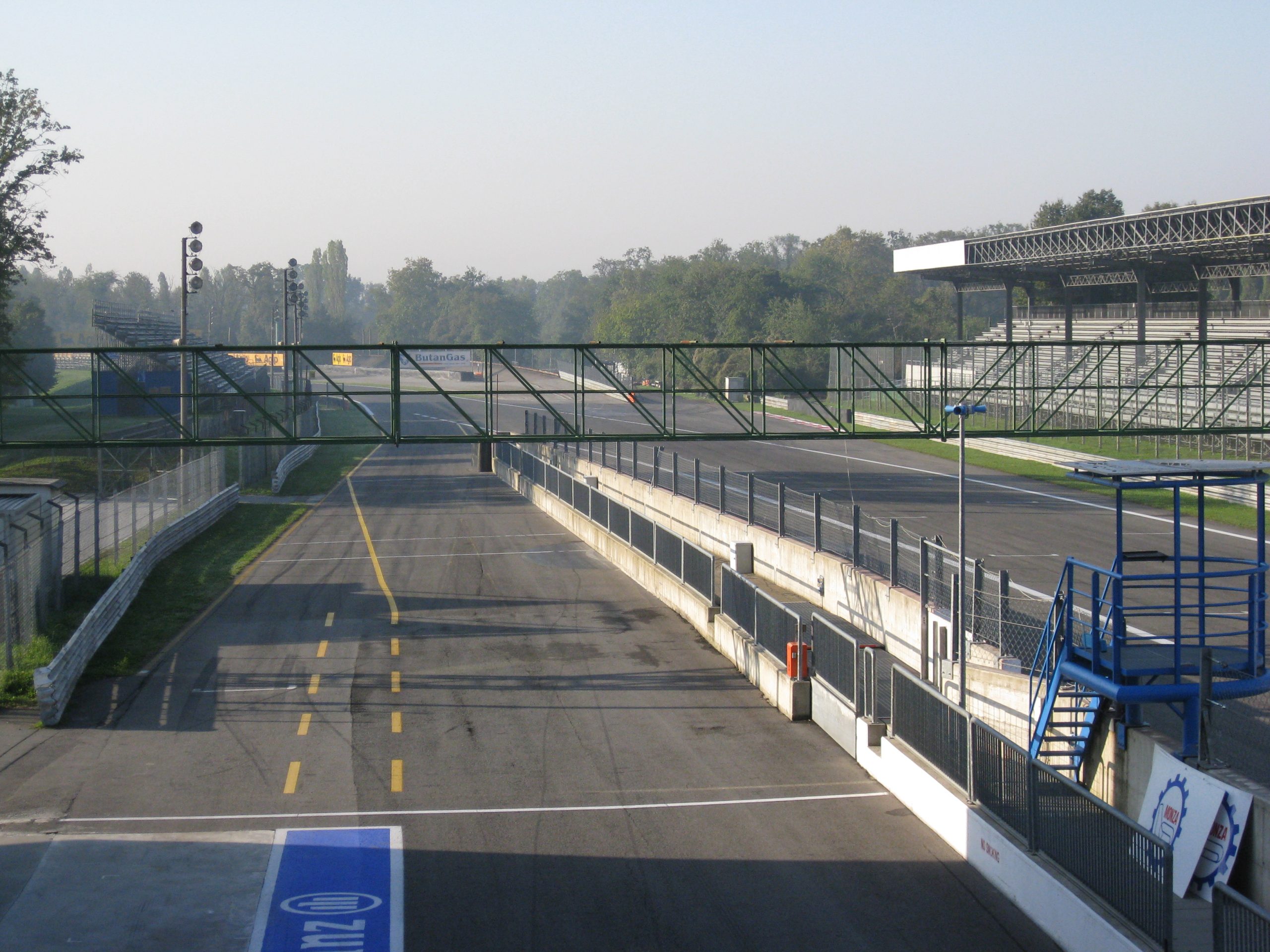 Vista del circuito dell Autodromo Nazionale Monza