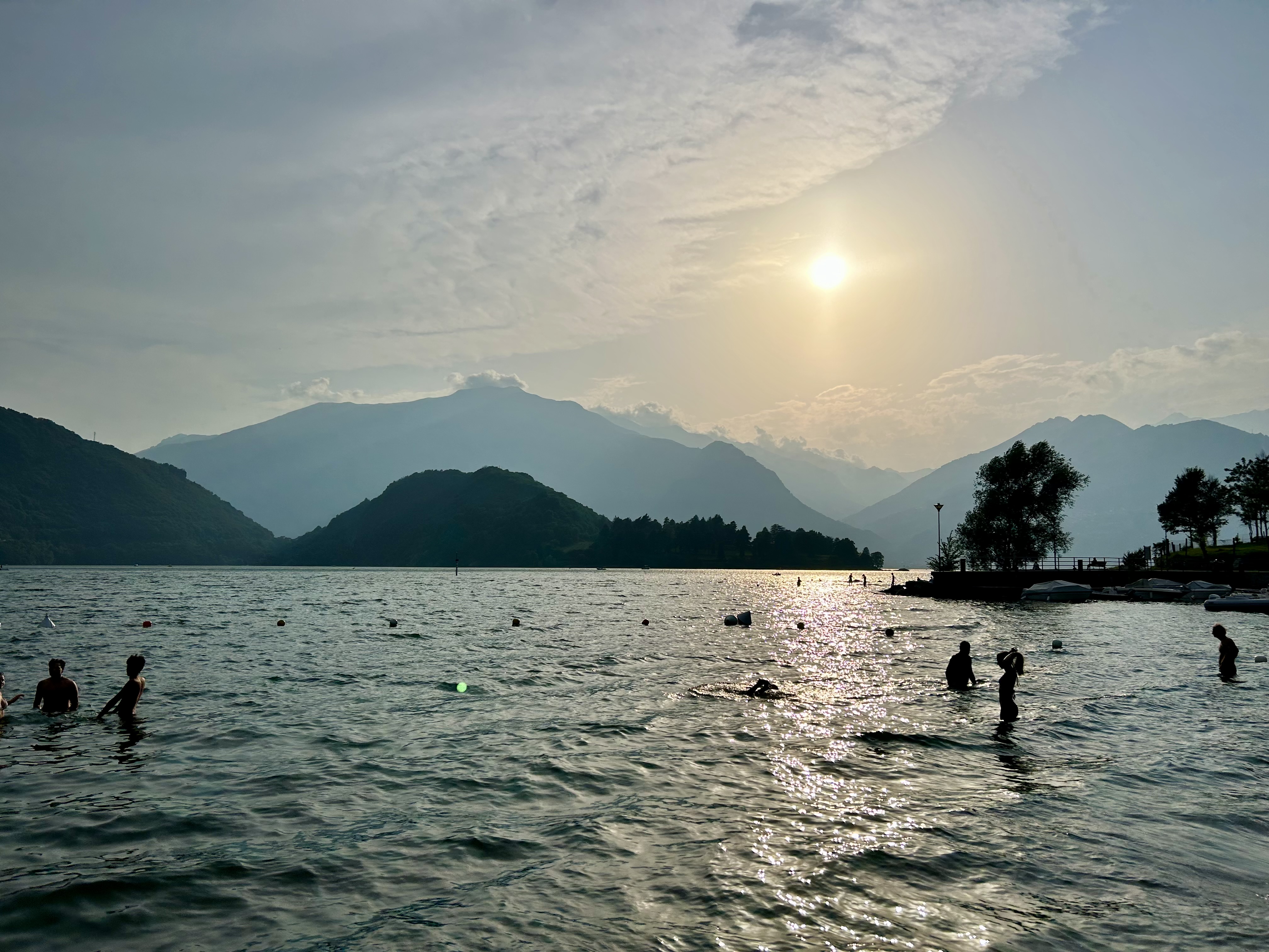 Lago di Como a Piona Beach Colico