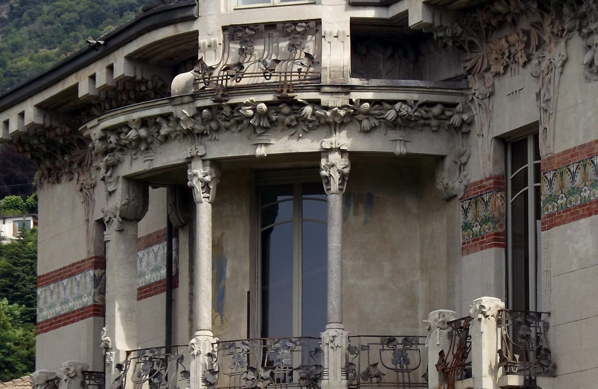 Villa Bernasconi a Cernobbio, edificio Liberty