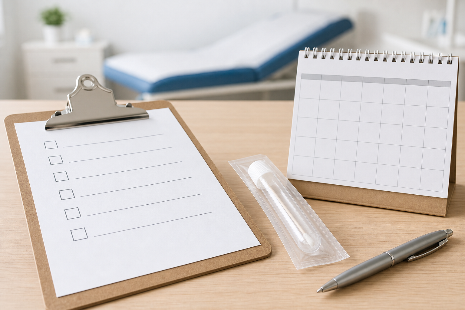 Checklist sanitaria e provetta per screening HCV