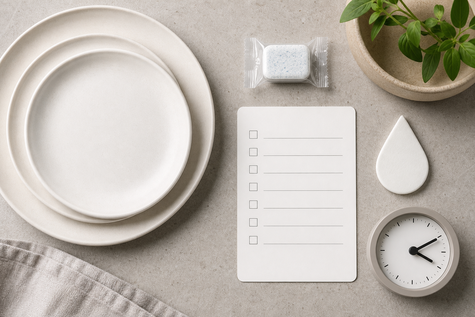 Piatti puliti, timer e checklist per scegliere il programma lavastoviglie