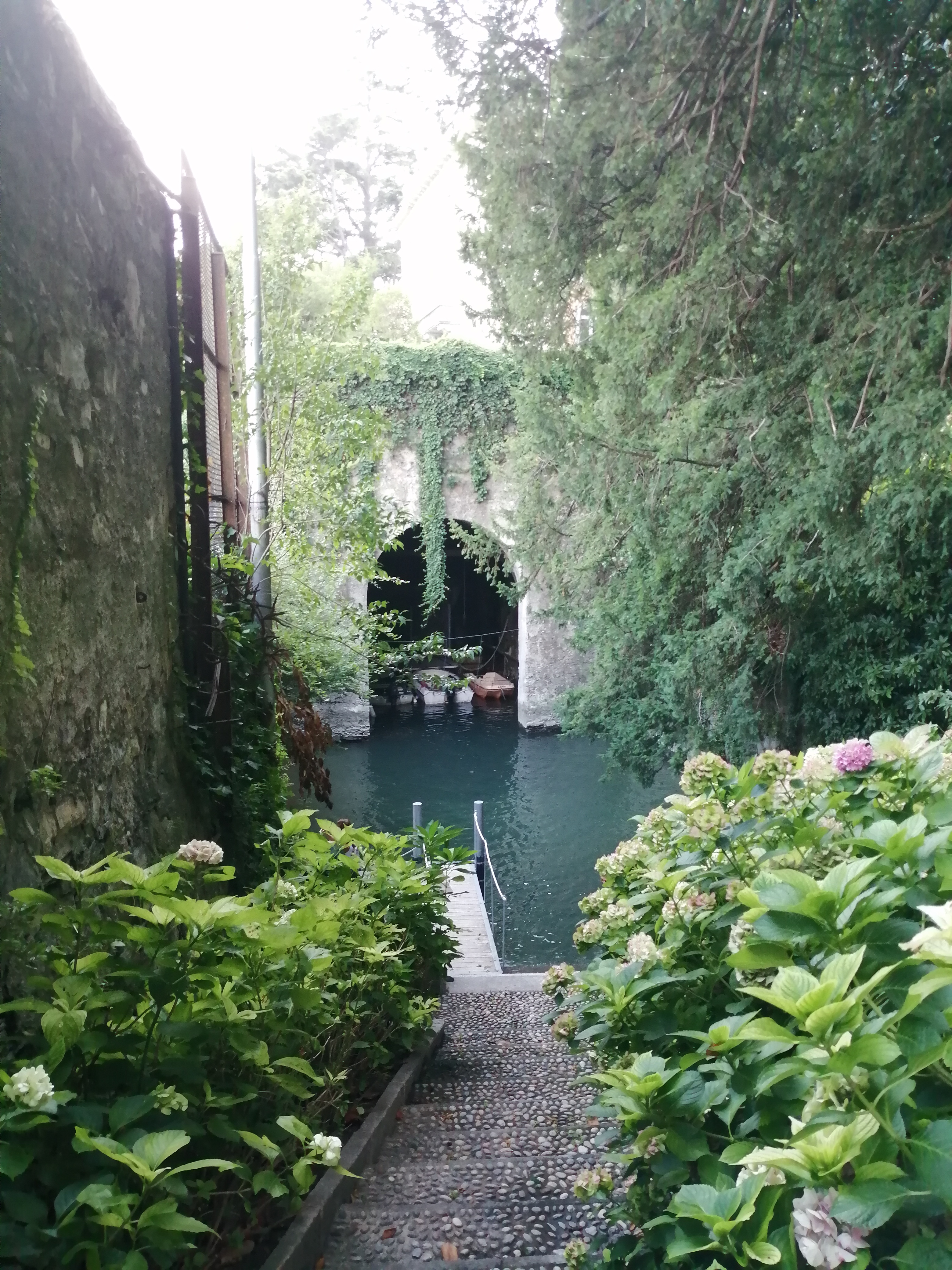 Darsena di Villa del Grumello a Como