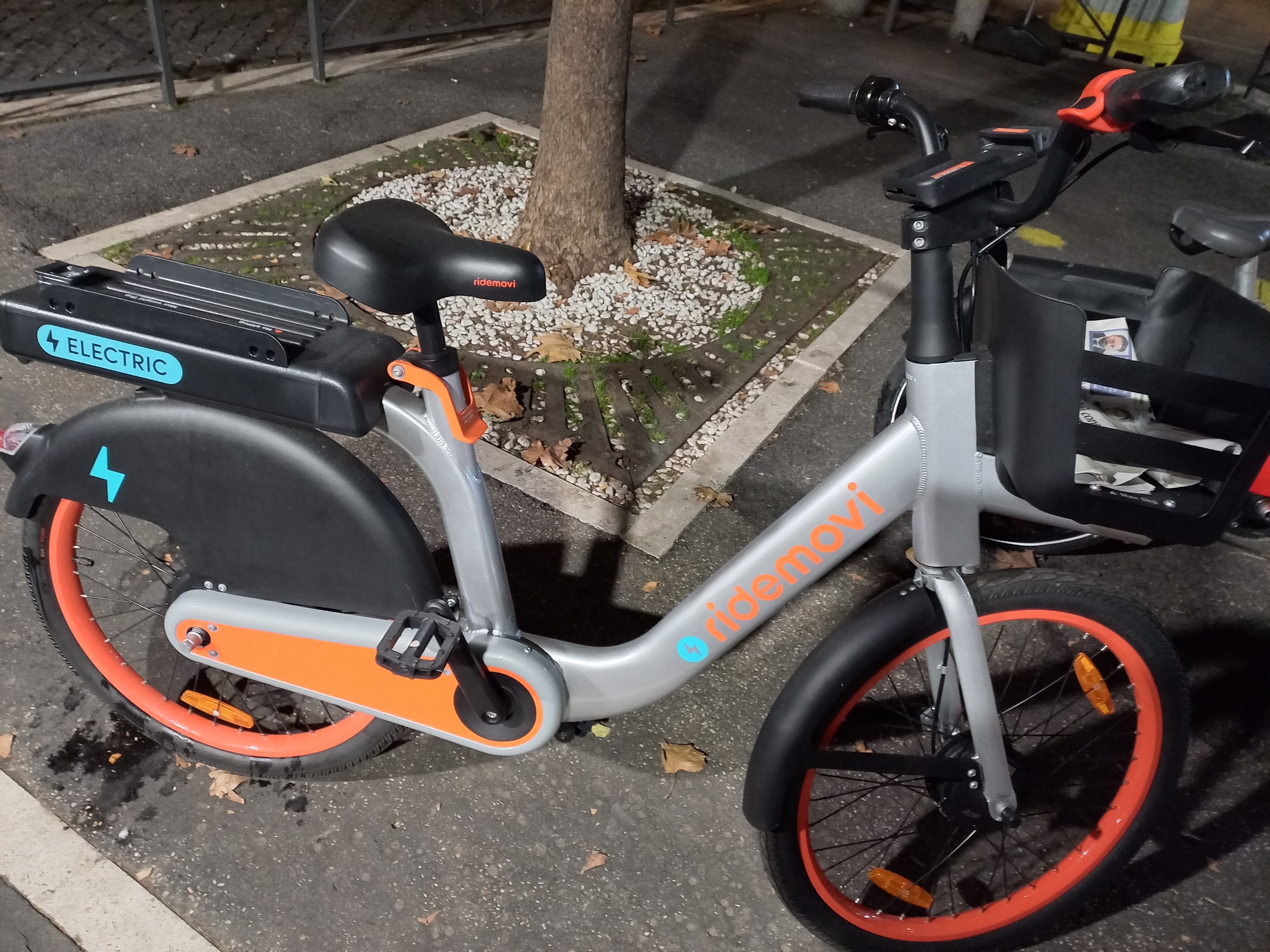 E-bike in sharing a Roma