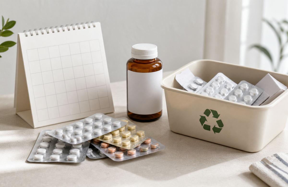 Farmaci scaduti da separare per la raccolta corretta