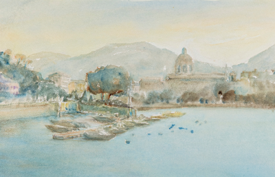 Immagine ufficiale della mostra Como Impressioni ad acquerello