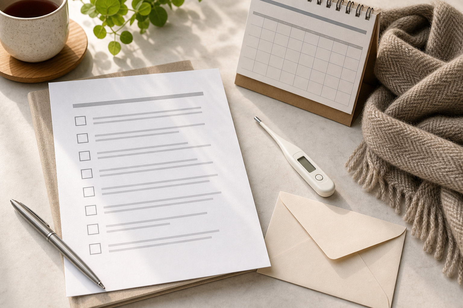 Checklist sanitaria generica per la stagione influenzale