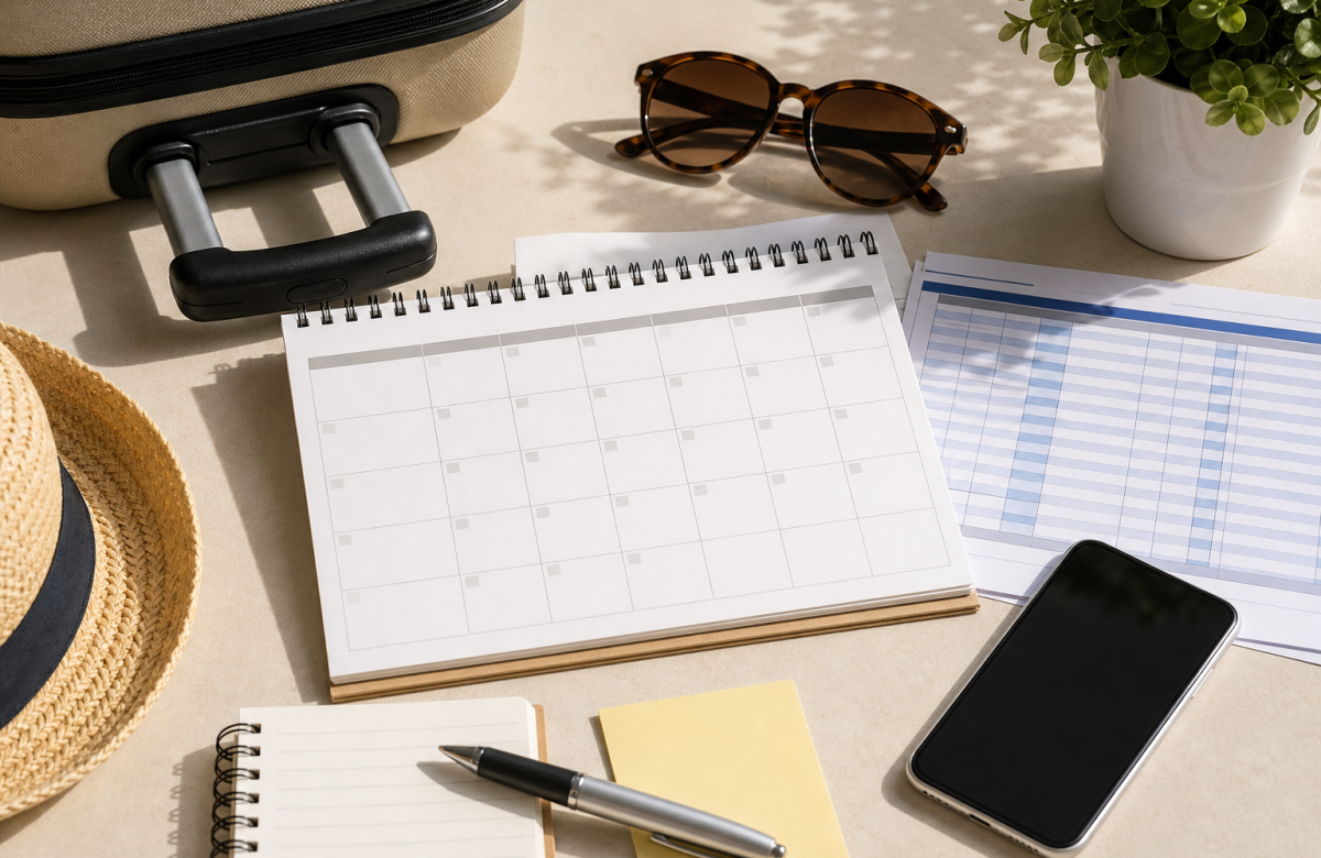 Calendario e bagaglio per controllare gli scioperi di agosto