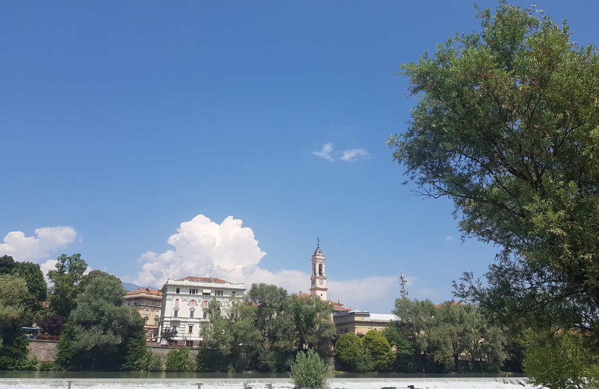 Dora Baltea a Ivrea lungo il percorso urbano