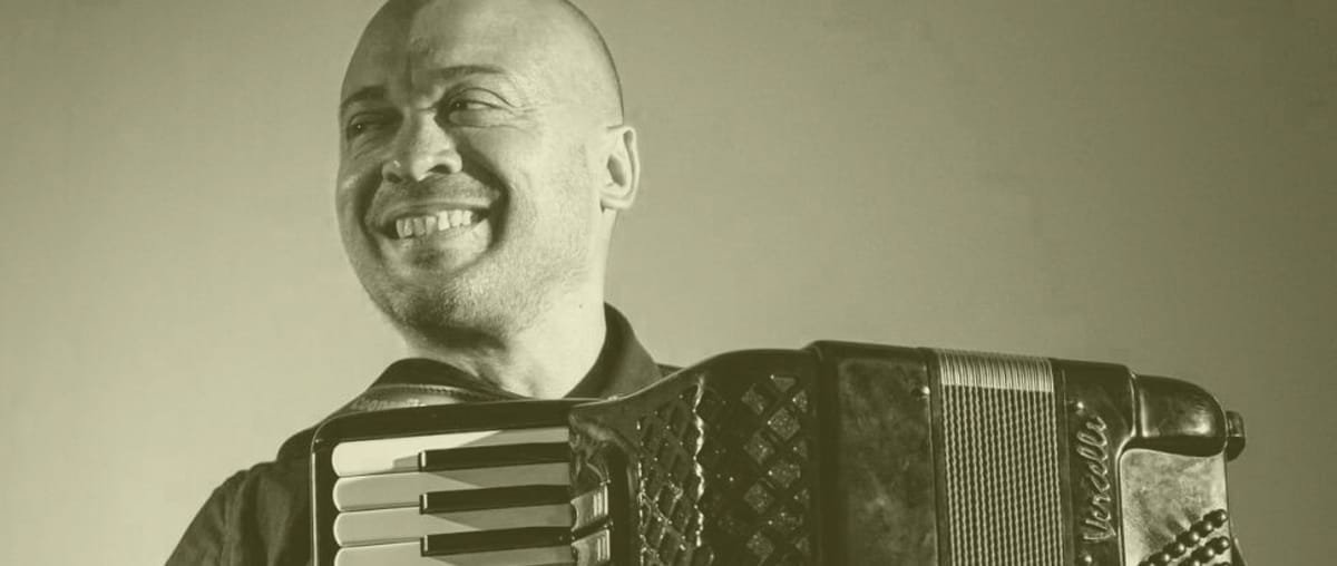 Gianluca Campi con fisarmonica