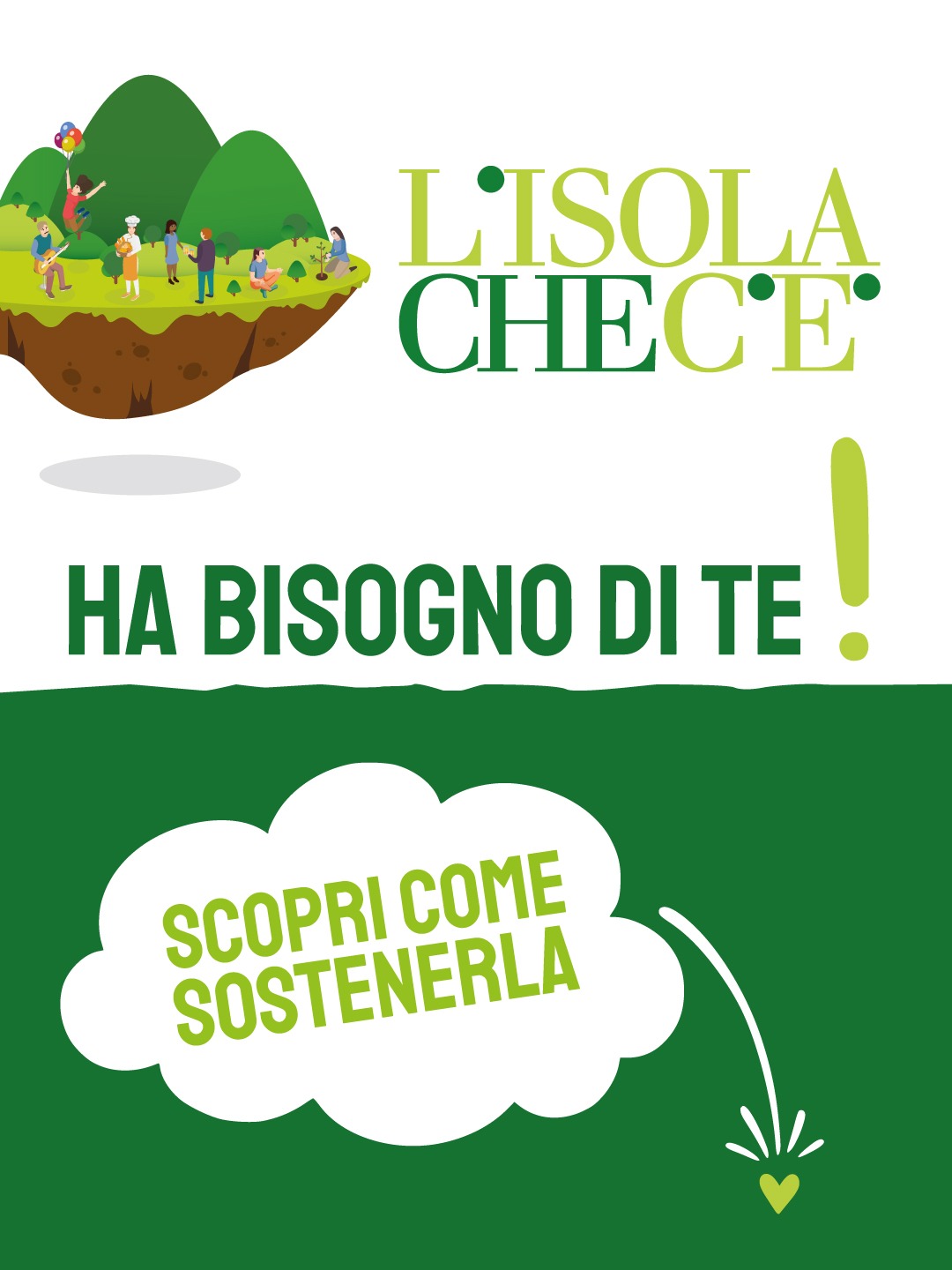 Grafica ufficiale per sostenere L isola che c e 2026
