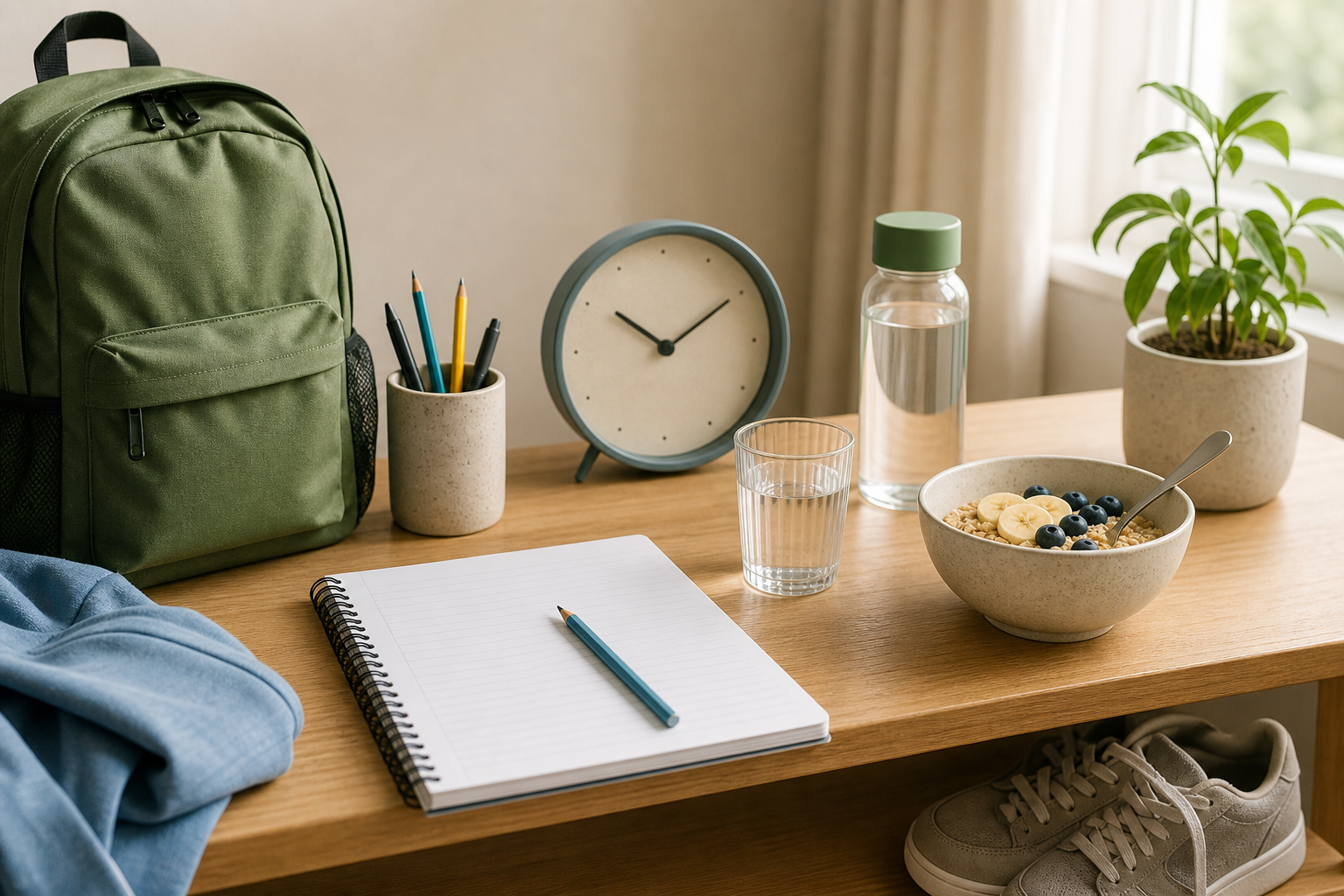 Zaino e routine del mattino per il rientro a scuola