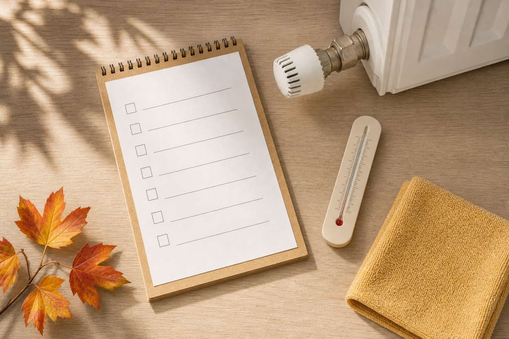 Checklist generica per preparare i termosifoni prima della stagione fredda