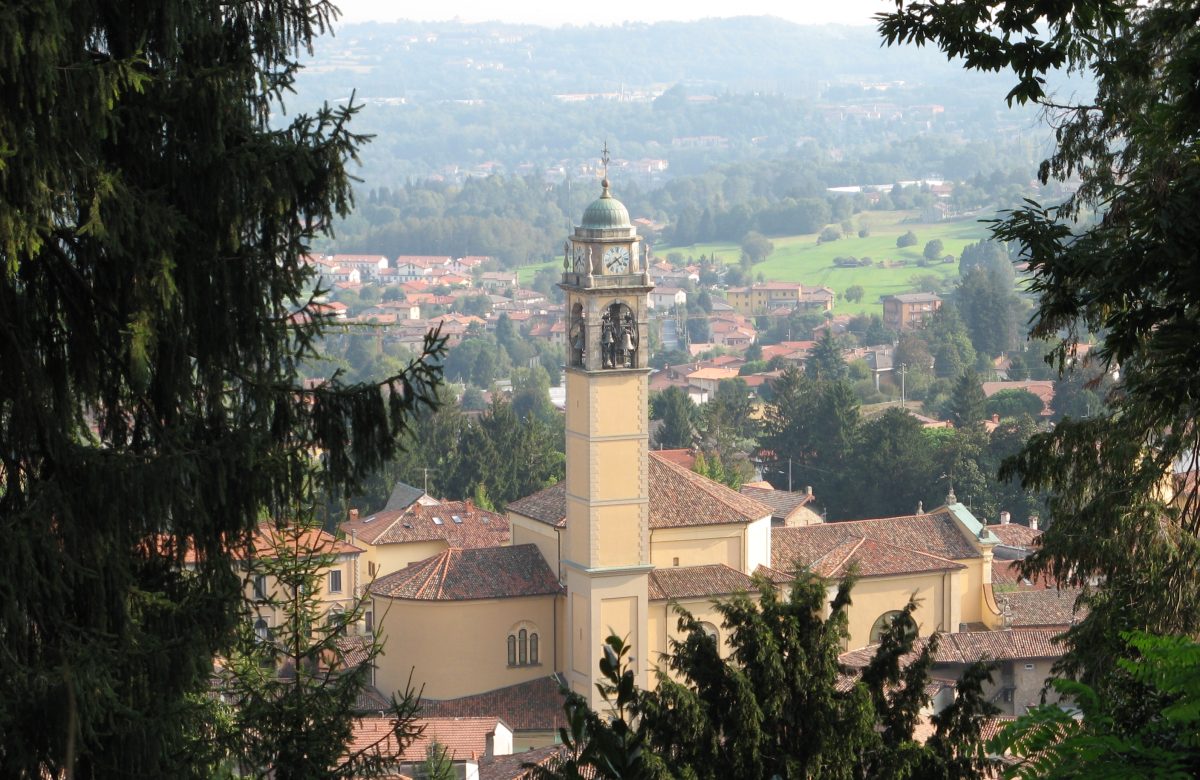 Albavilla vista dalla zona della chiesa di San Vittore