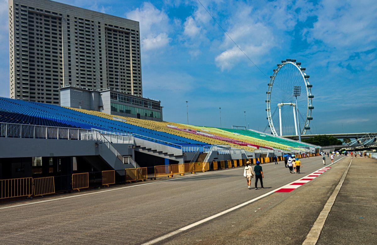 Tracciato del Gran Premio di Singapore lungo Marina Bay